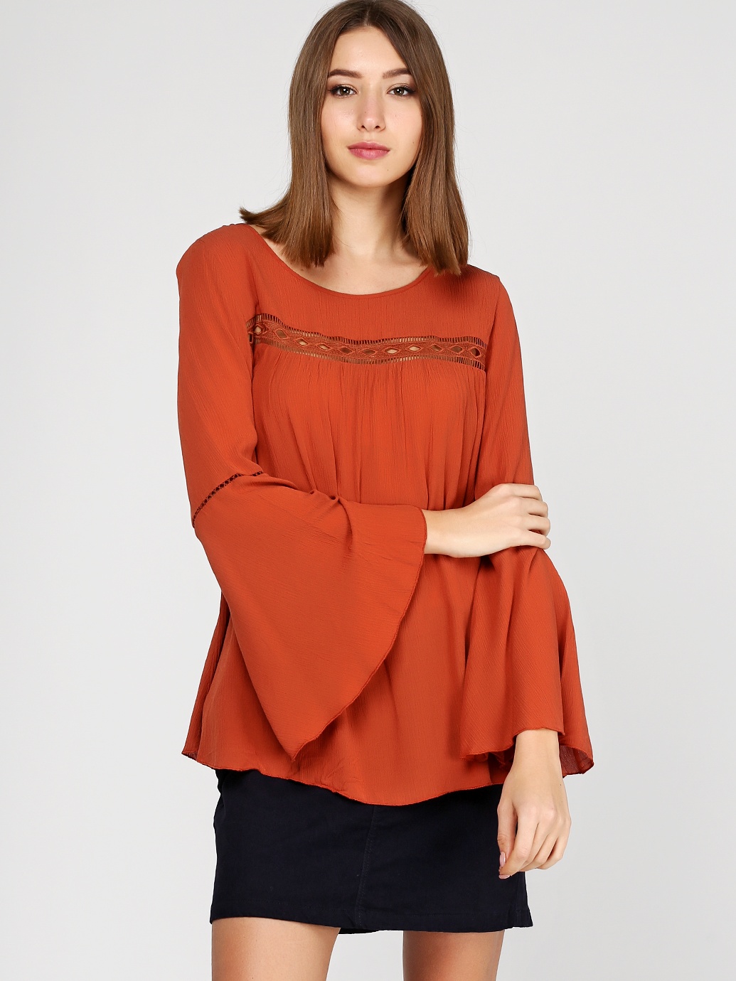 

Блузка для беременных H&M 3217982 S Коричневая