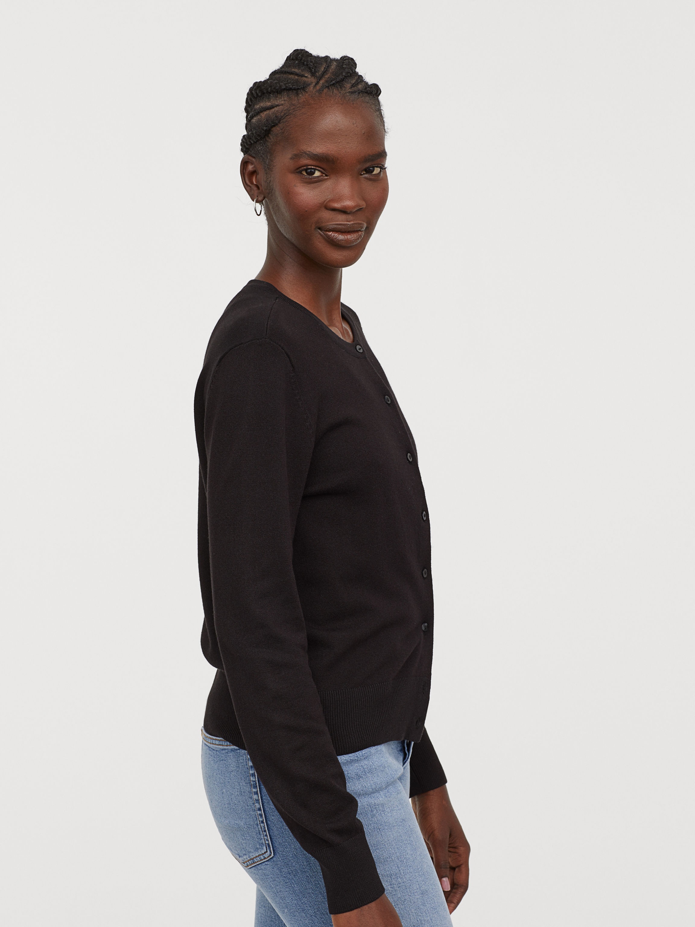 

Кардиган H&M 5795417 M Черный