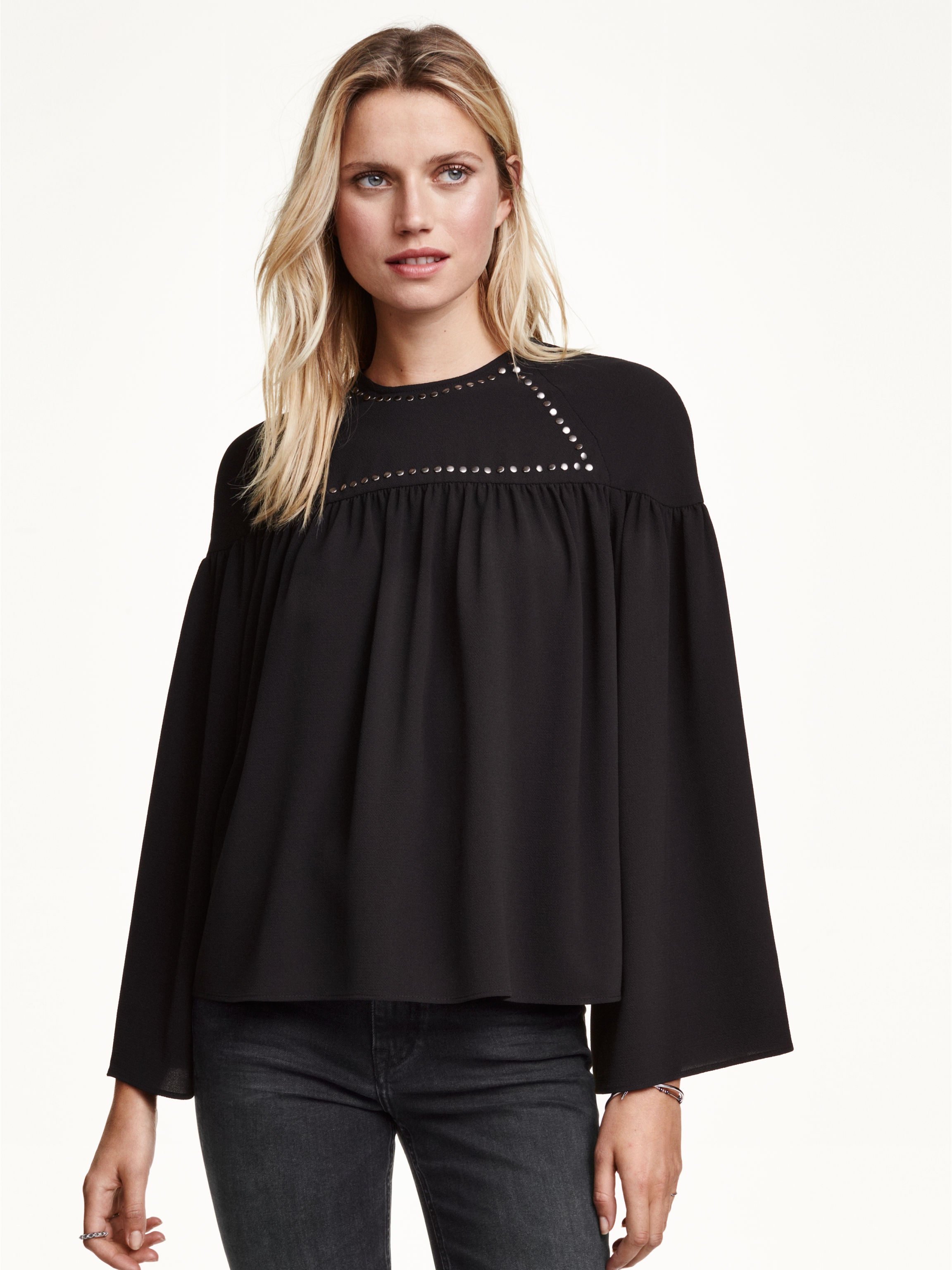 

Блузка H&M 3542412 36 Черная