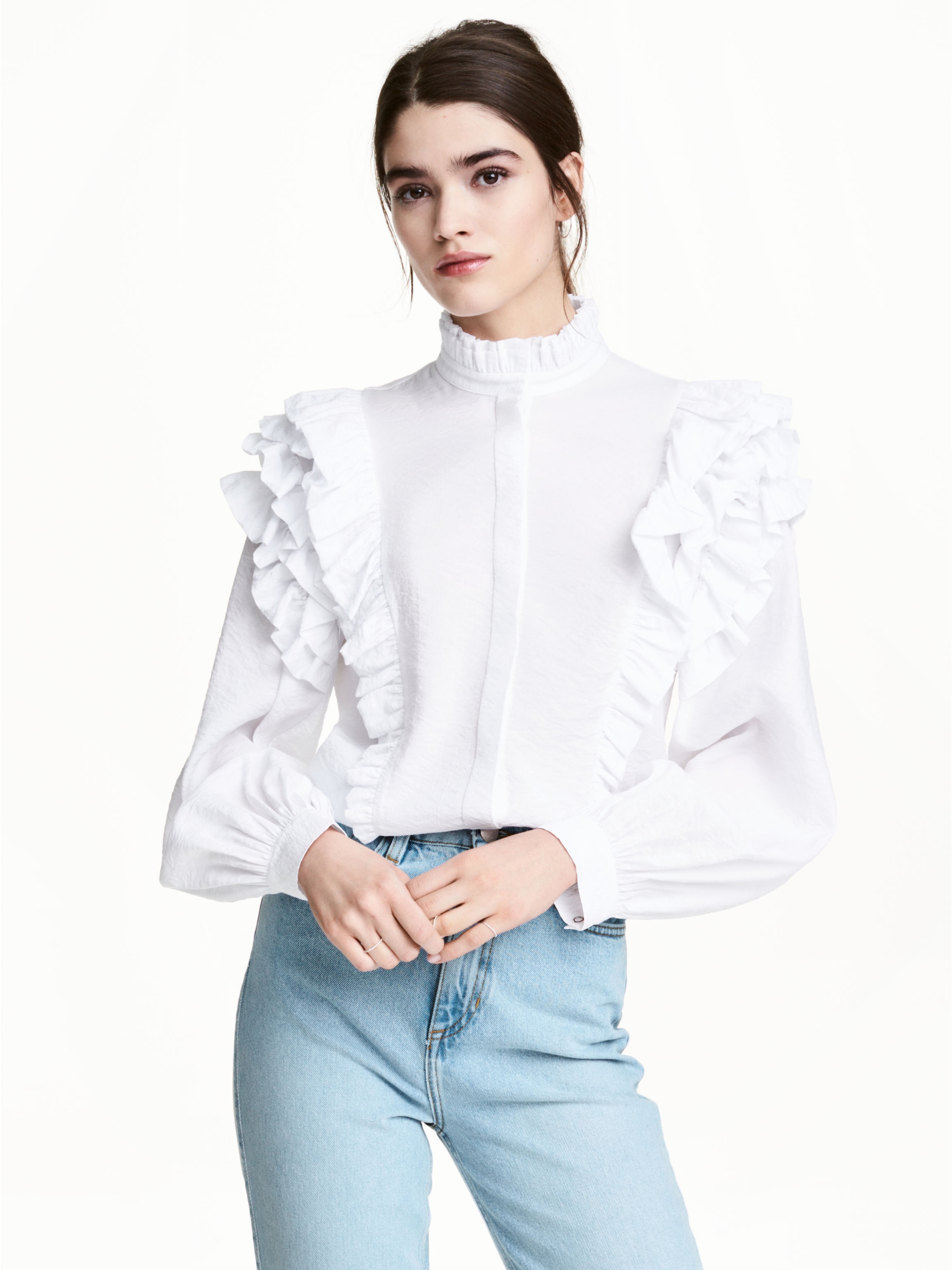 

Блузка H&M 4934465 44 Белая