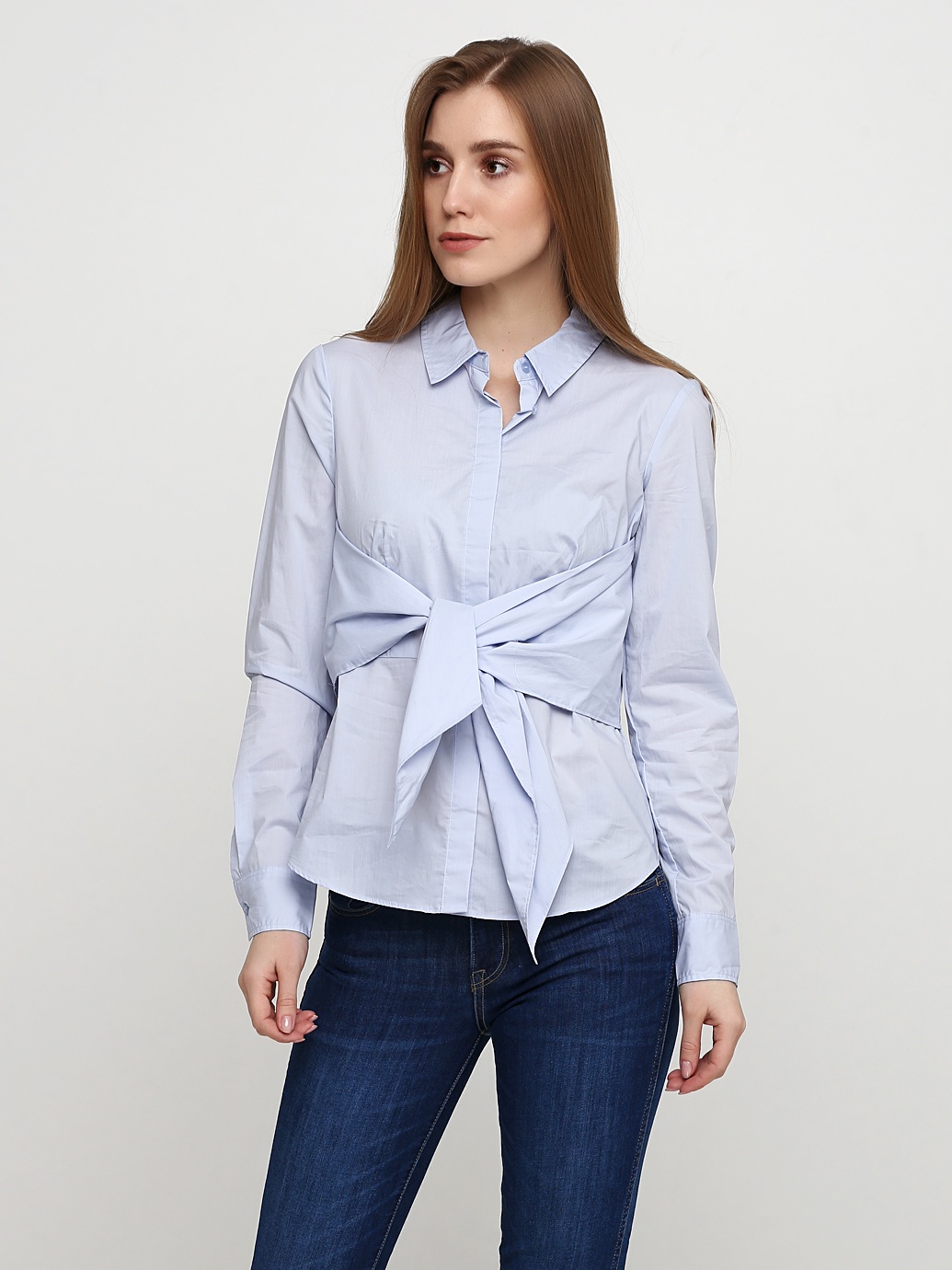 

Блузка H&M 4477714 34 Голубая