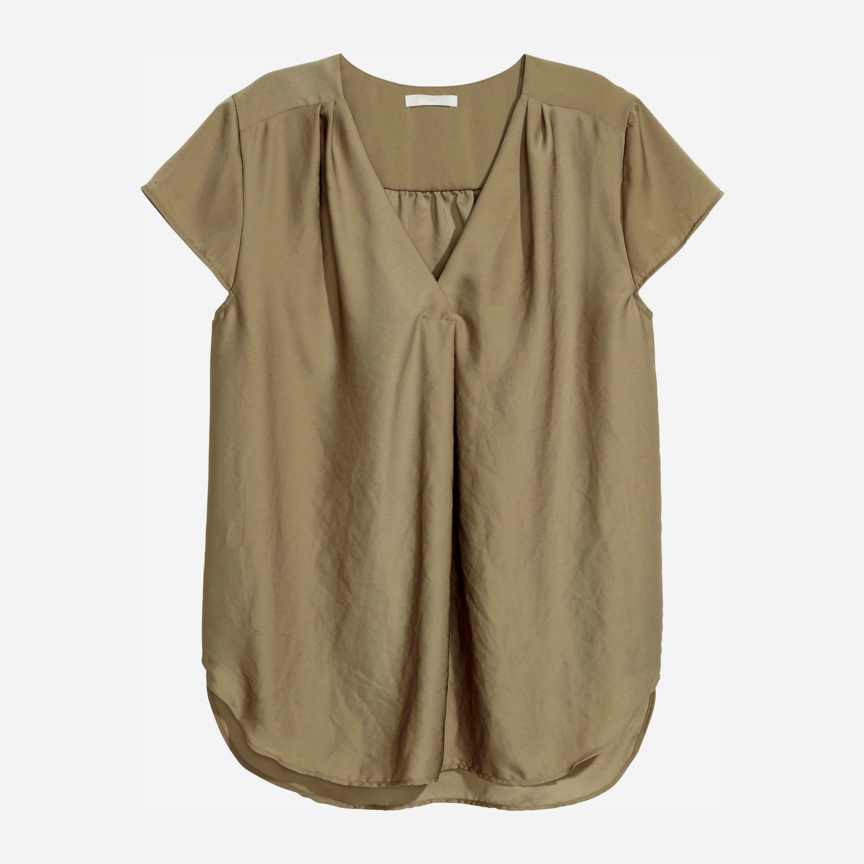 

Блузка H&M 6395747 42 Зеленая хаки