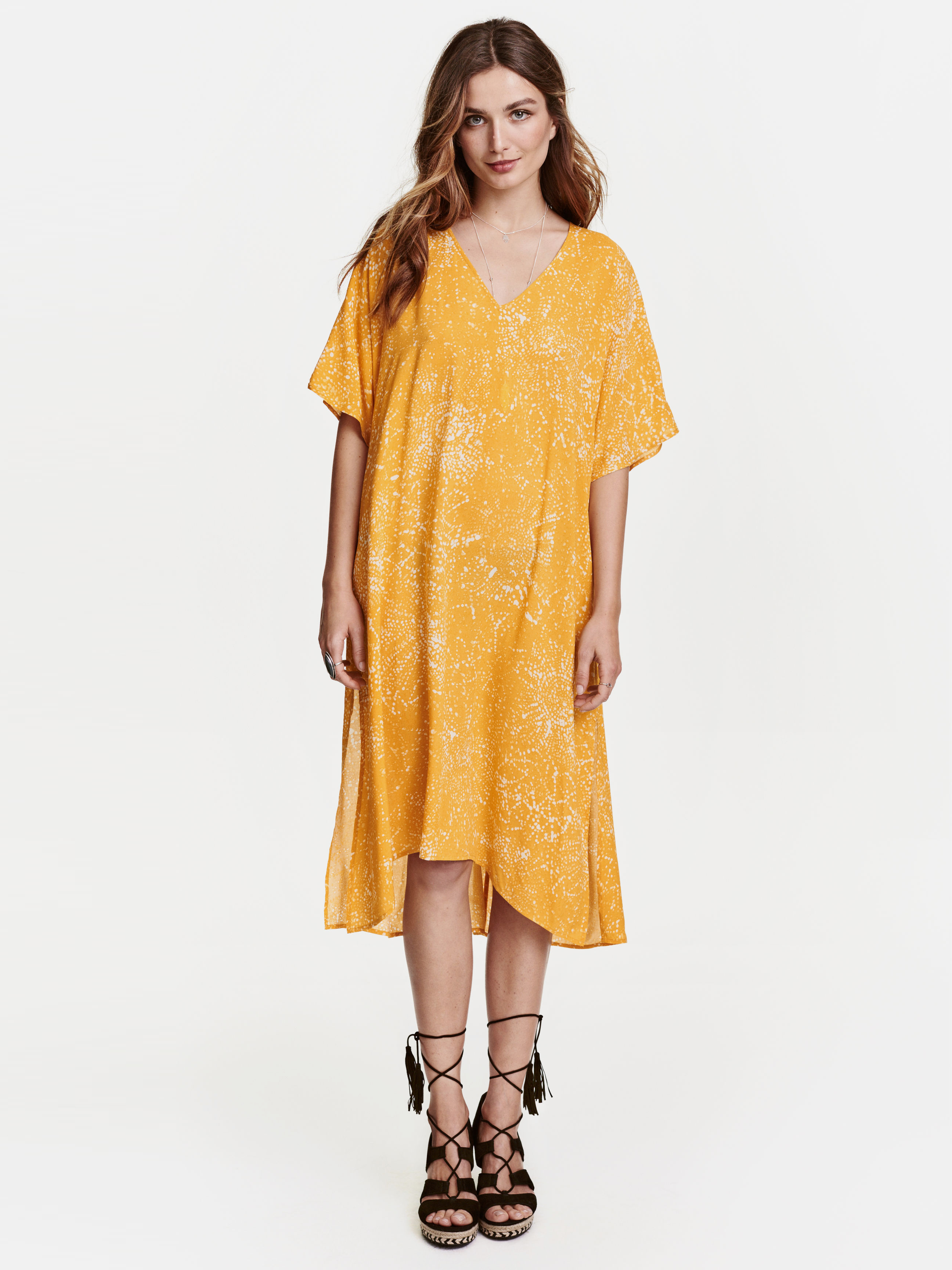 

Платье H&M 3889623 34 Желтое