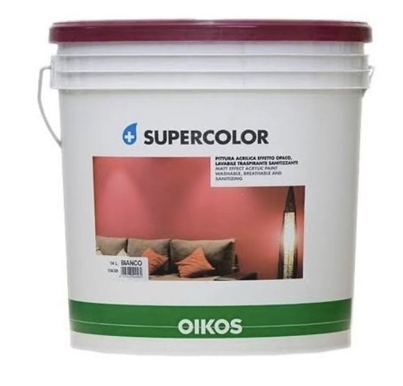 

Еко фарба OIKOS SUPERCOLOR (Матова) 10л Білий (OI0008)