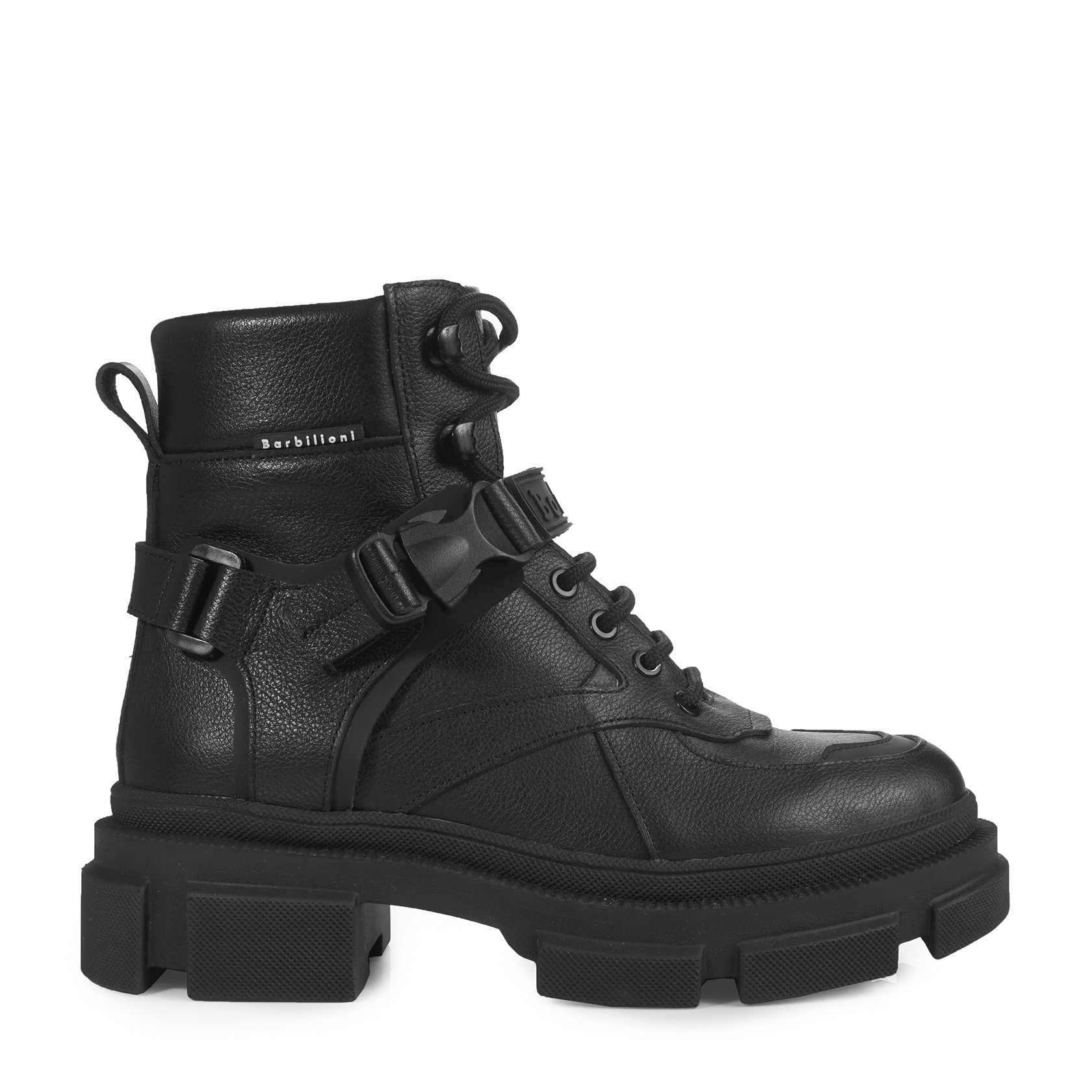 

Женские кожаные ботинки Barbilioni Noa 38 черные B.22-033-12D-01F-01/01