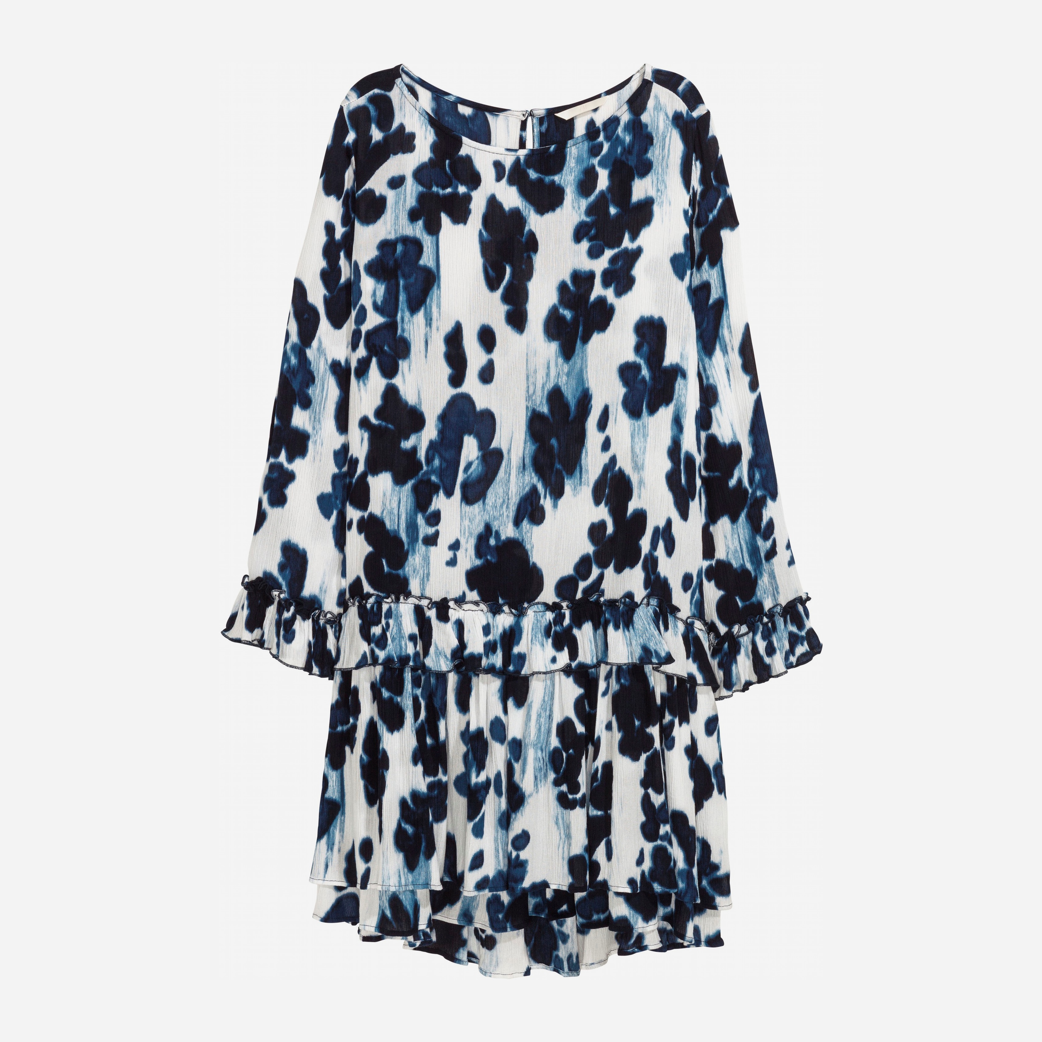 

Платье H&M 5235536 46 Белое с темно-синим