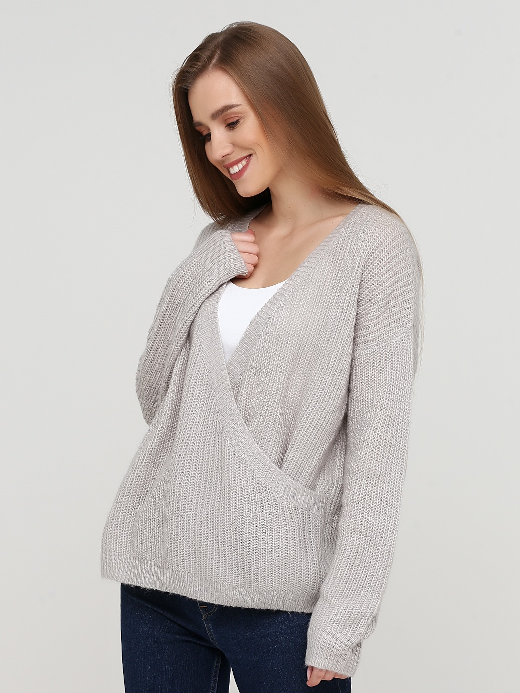 

Пуловер H&M 4472274 S Серый