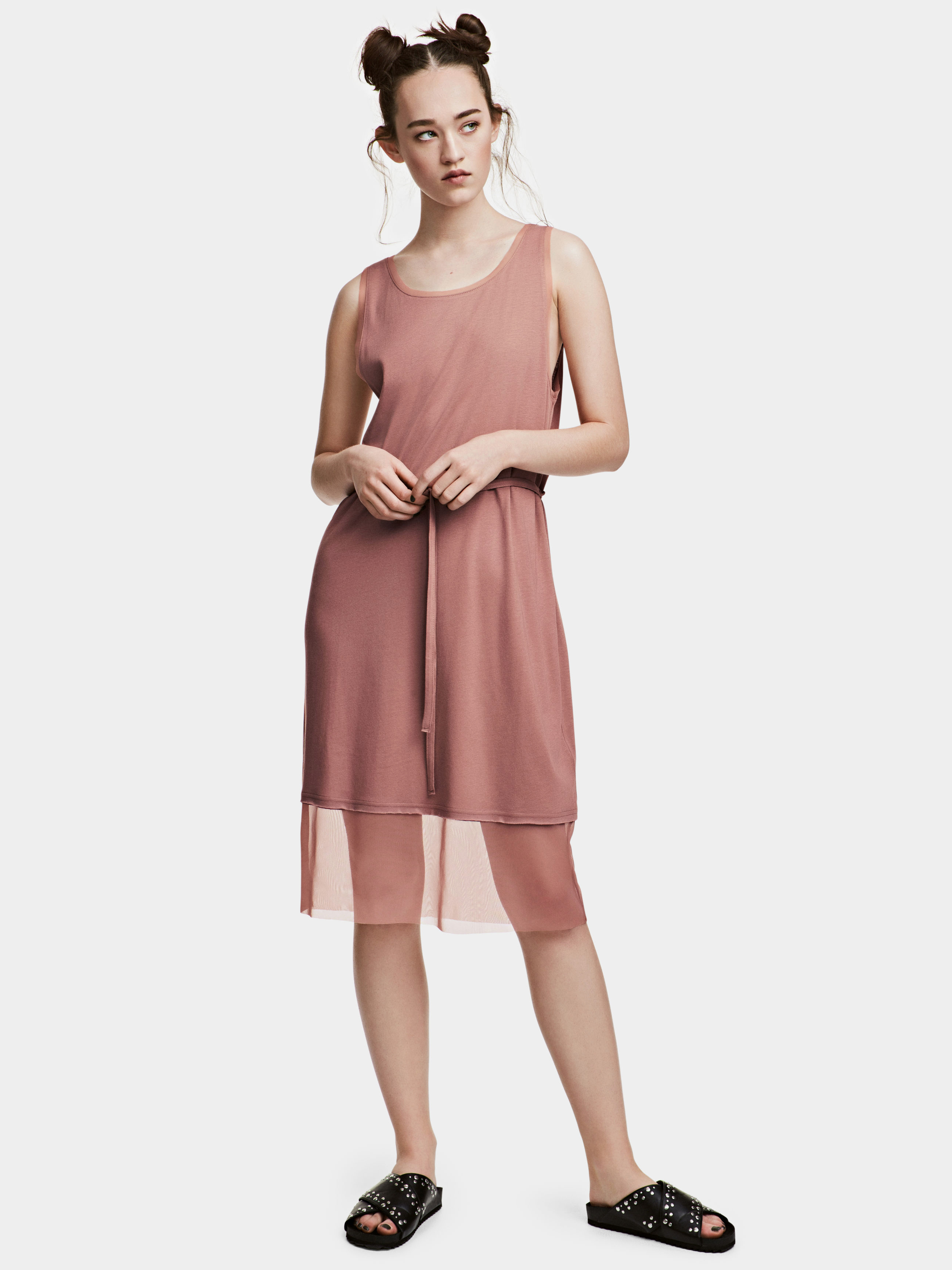 

Платье H&M 4960625 S Винтажное розовое