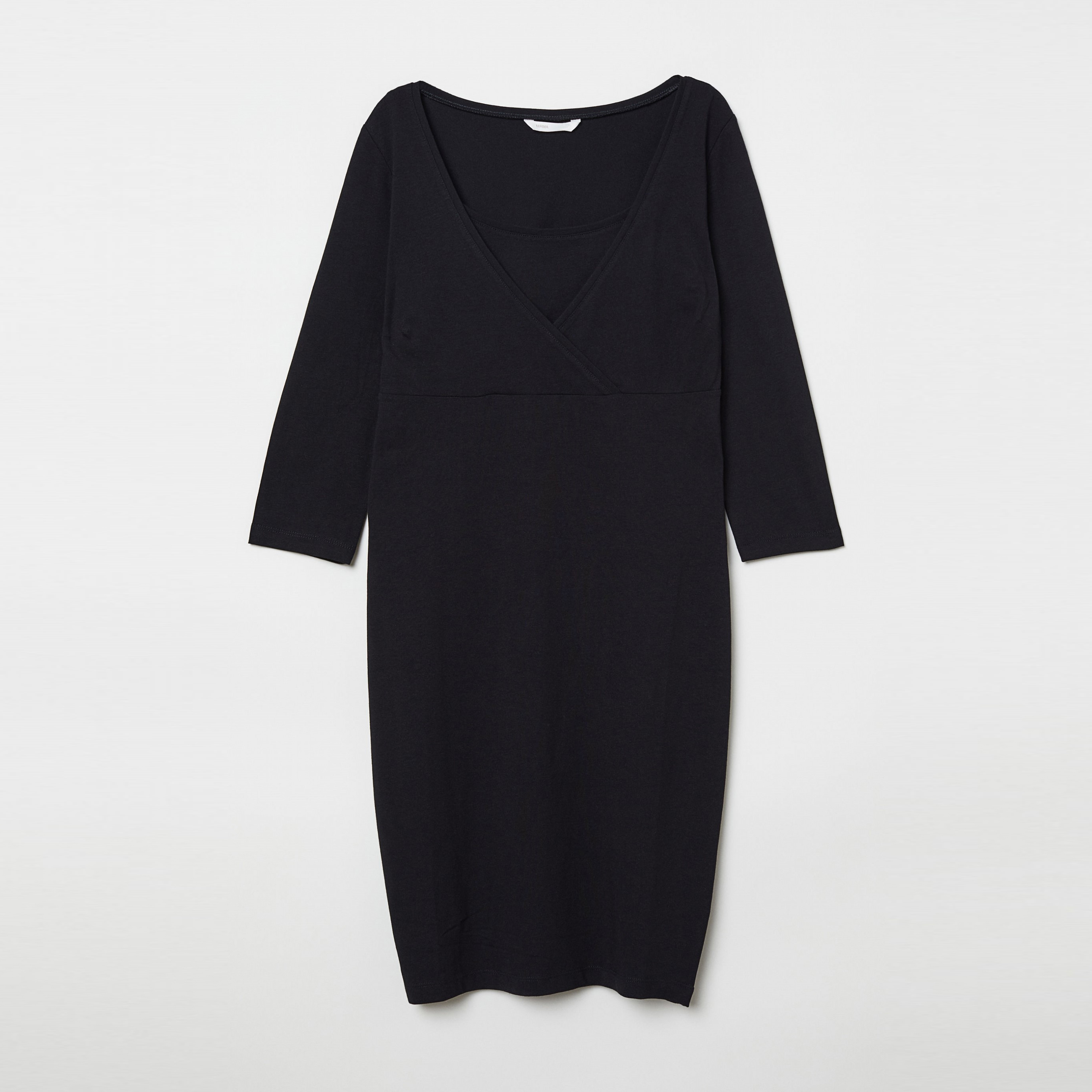 

Платье для беременных H&M 5836737 L Черное