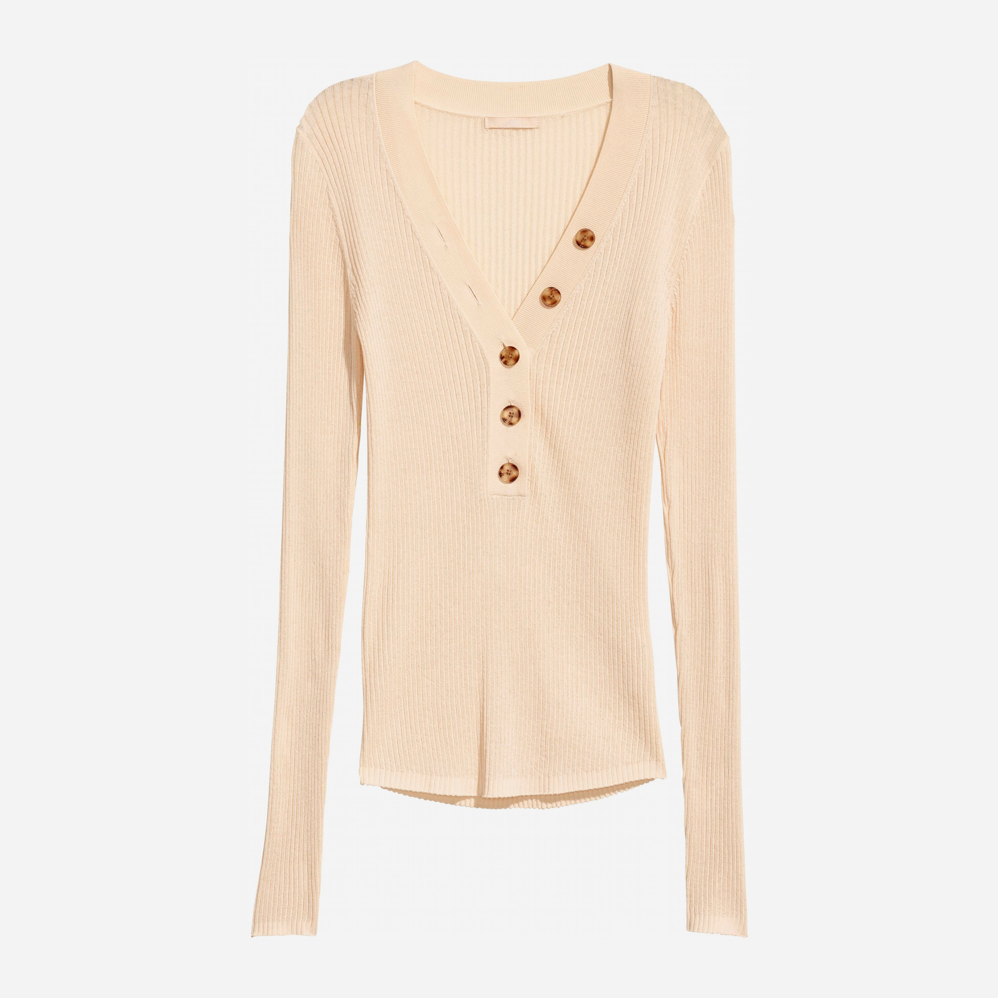 

Пуловер H&M 6056097 36 Кремовый