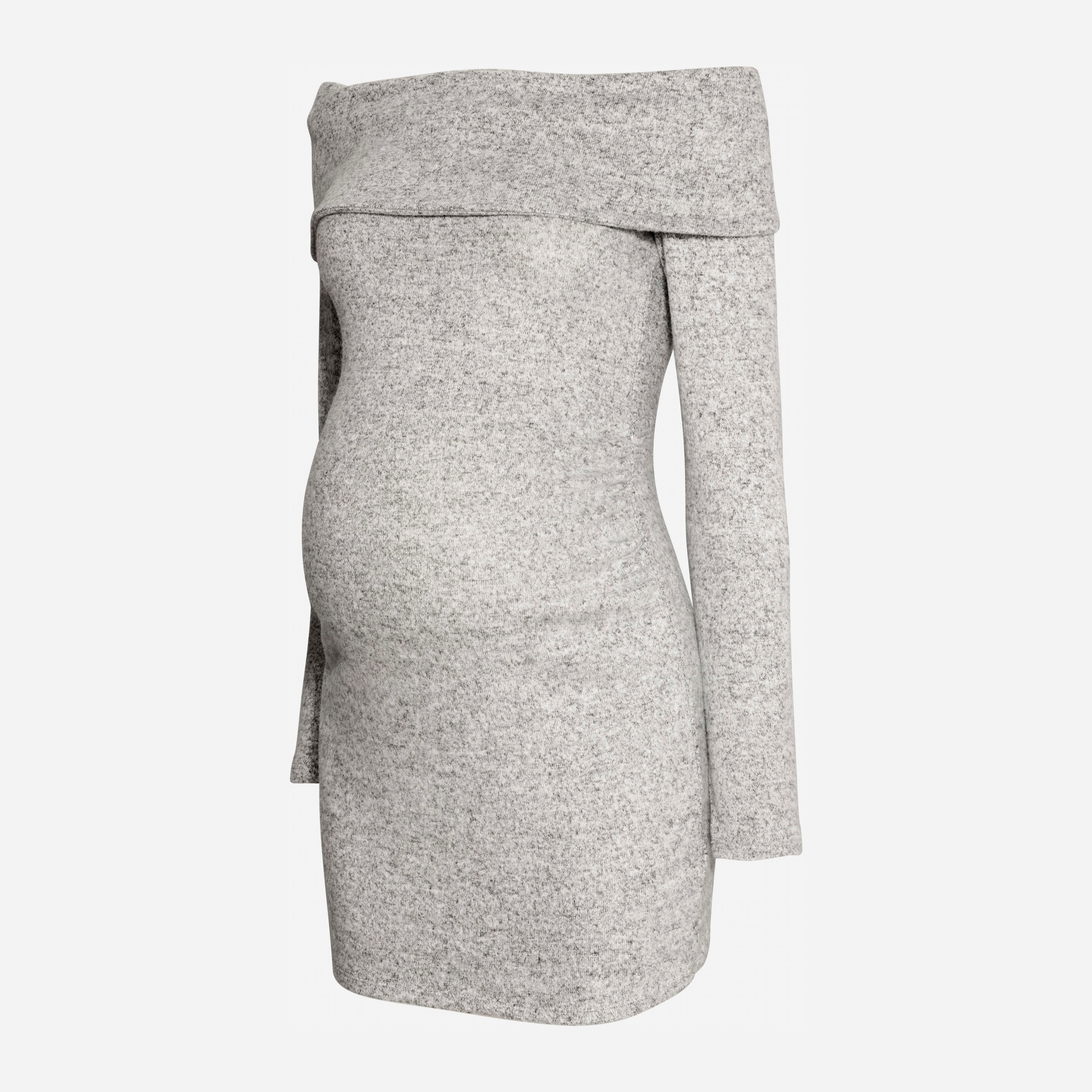 

Платье для беременных H&M 6153317 XS Светло-серое меланж