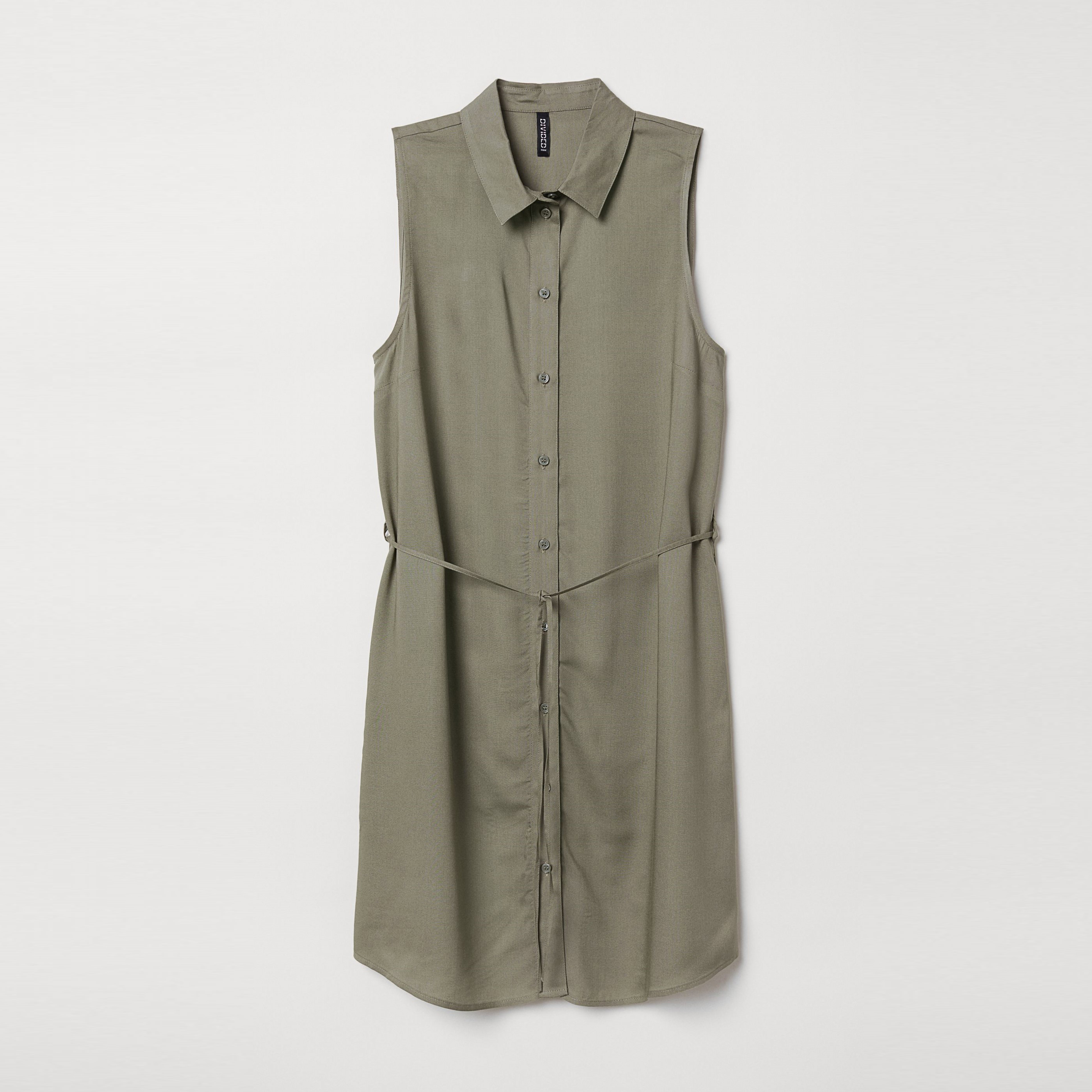 

Платье H&M 6650448 36 Зеленое хаки