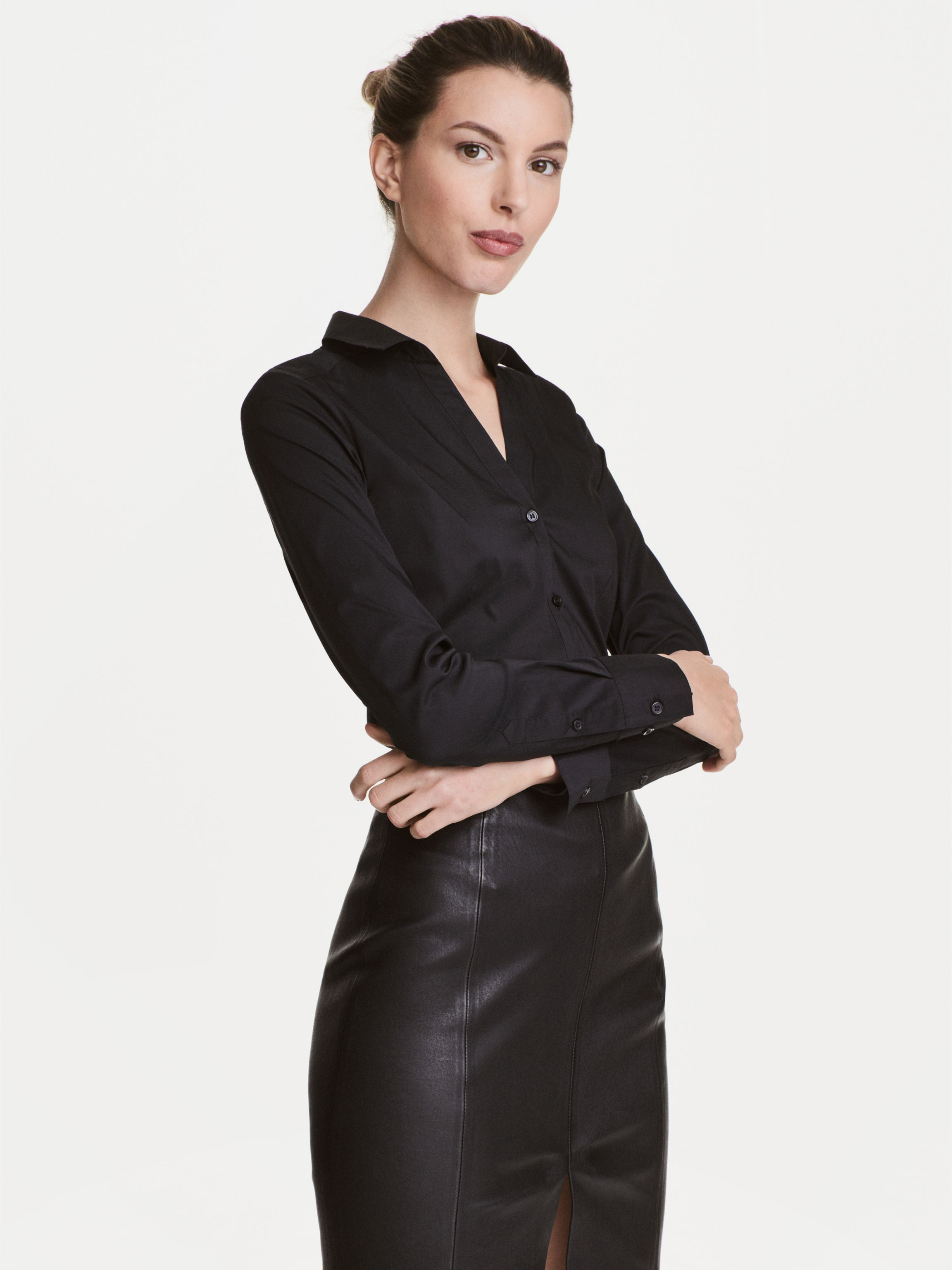 

Рубашка H&M 1058002 32 Черная