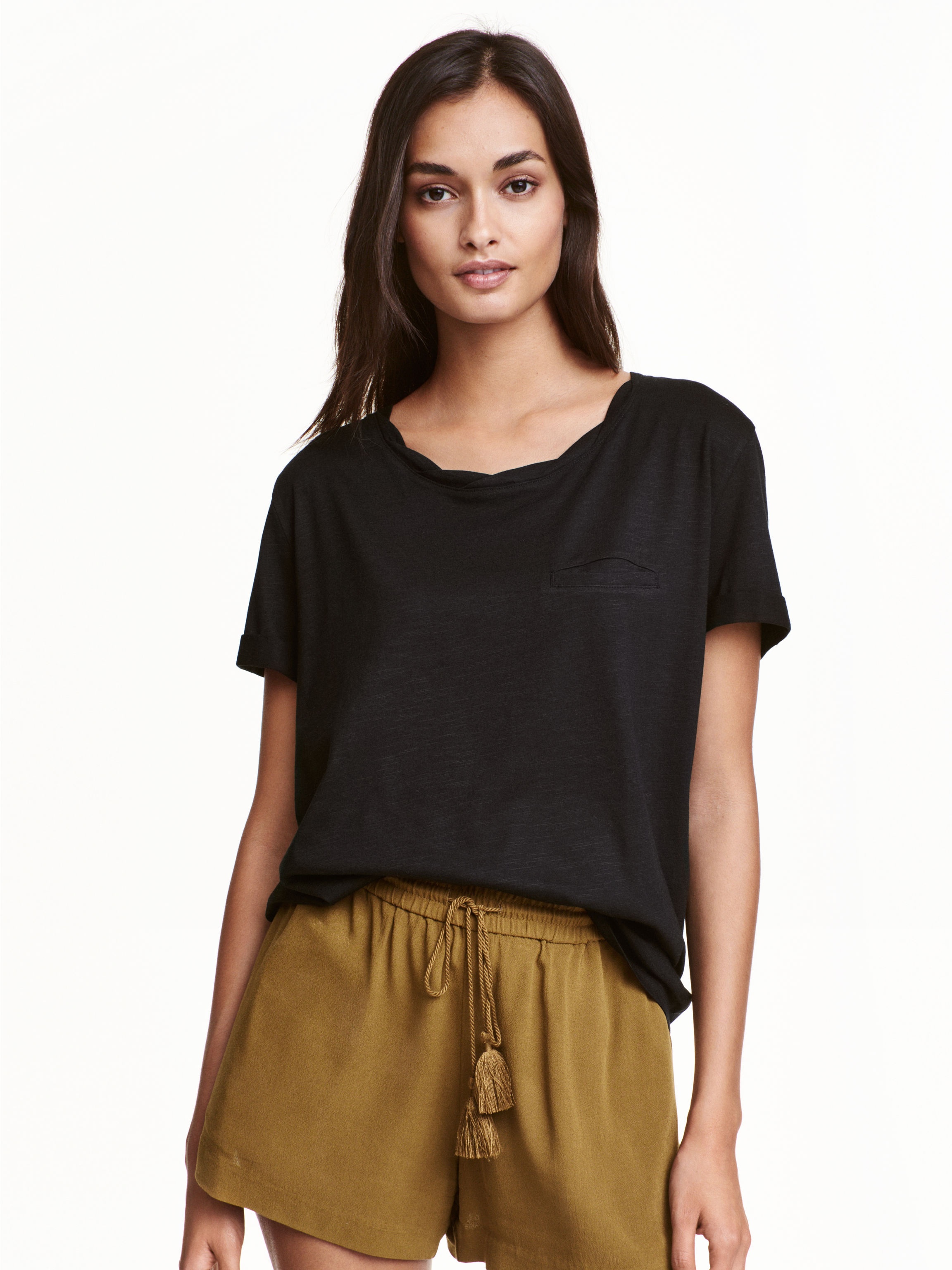 

Футболка H&M 4395774 L Черная