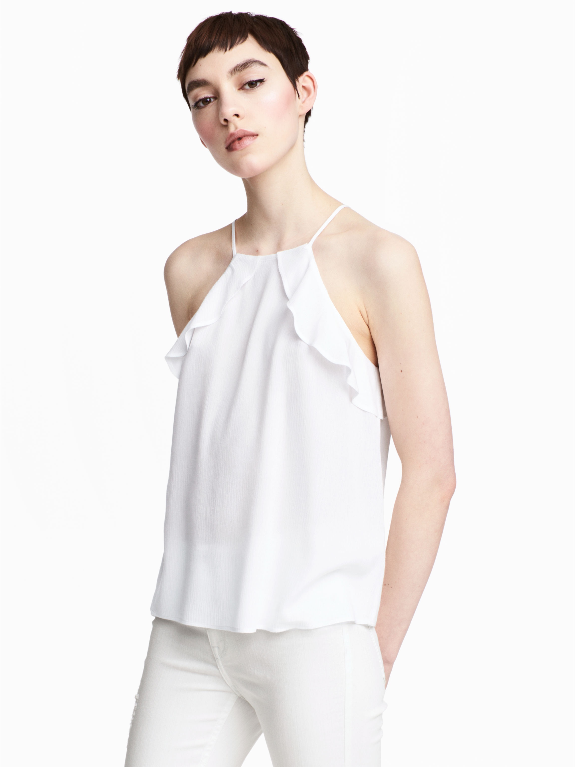 

Топ H&M 4801065 32 W белый