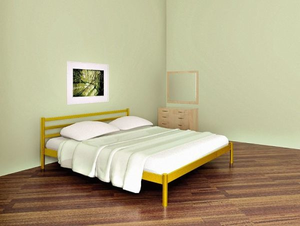 

Кровать Флай 1 Метакам Желтый 90х190