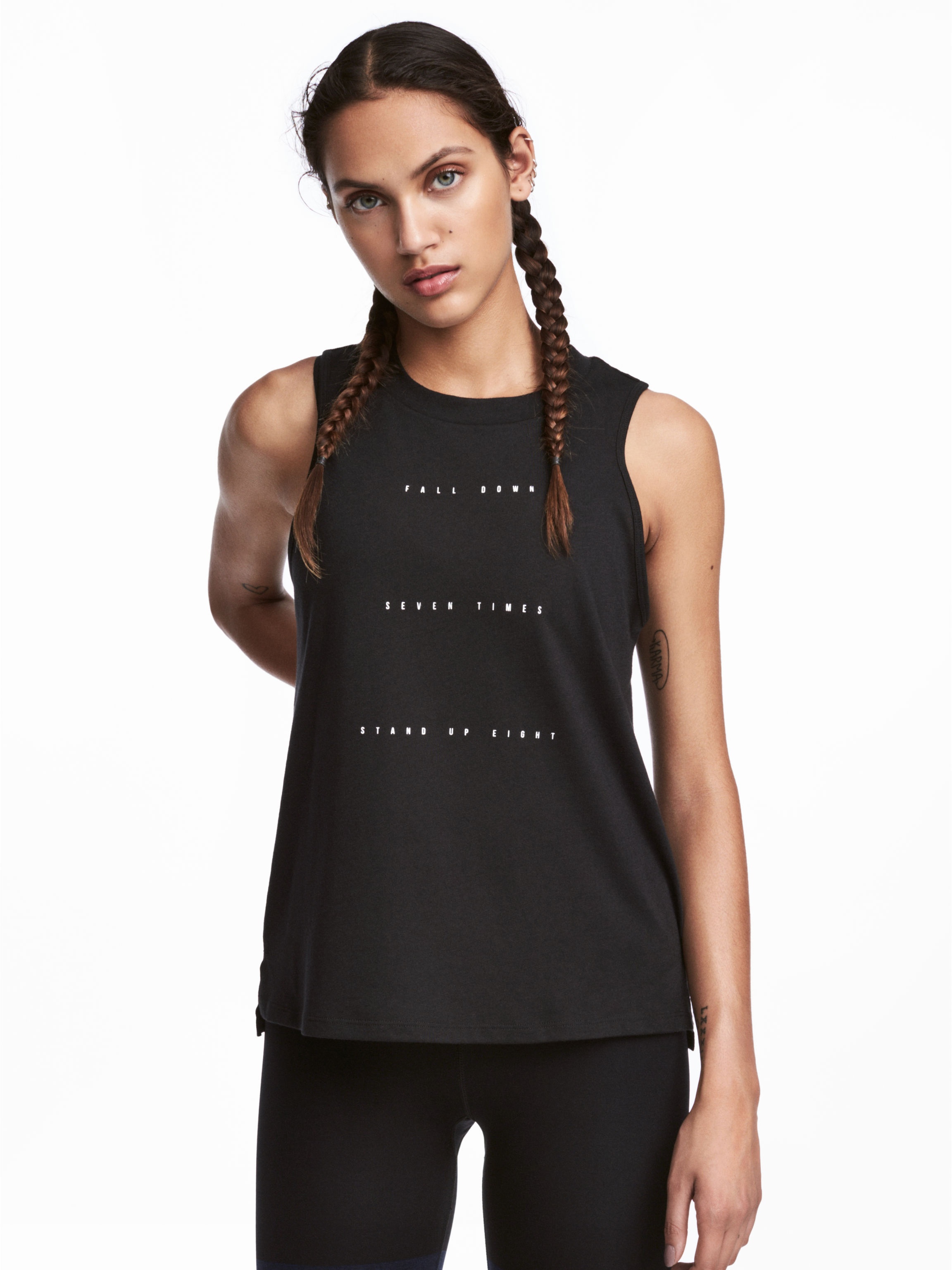

Спортивная майка H&M 5339326 M Черная