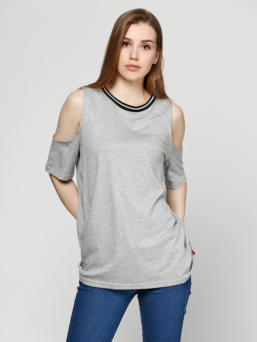 

Футболка H&M 4320874 S Серая