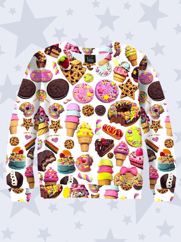 

Детский свитшот для мальчика Vilno Страна сладостей рост 134-140 (Vil-7662)