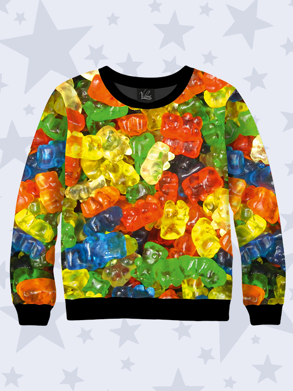 

Детский свитшот для девочки Vilno Gummy bears рост 80-86 (Vil-7521)