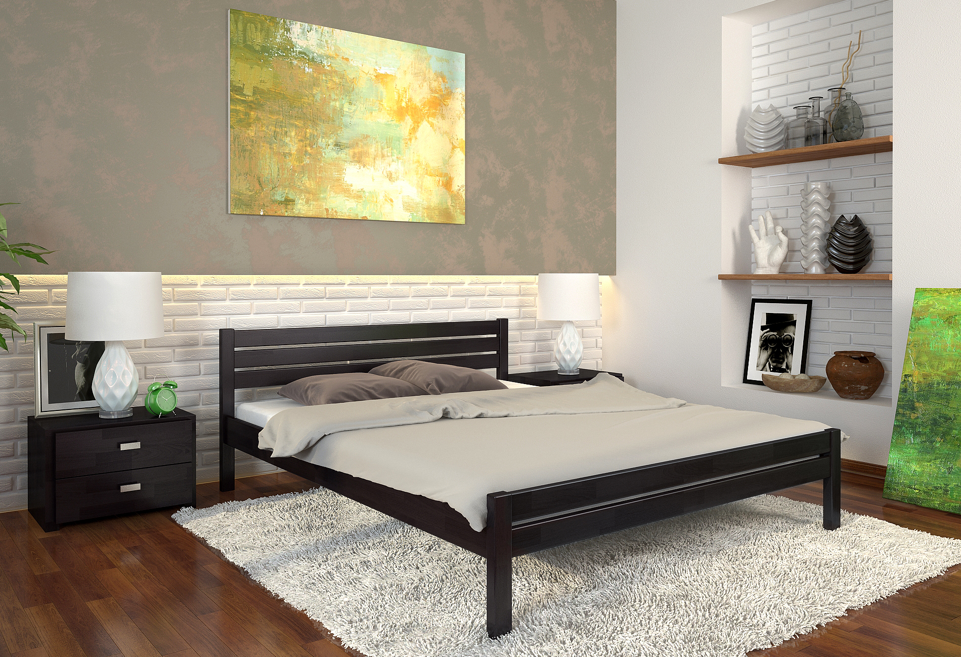 

Кровать Arbordrev Роял (160*200) бук Венге