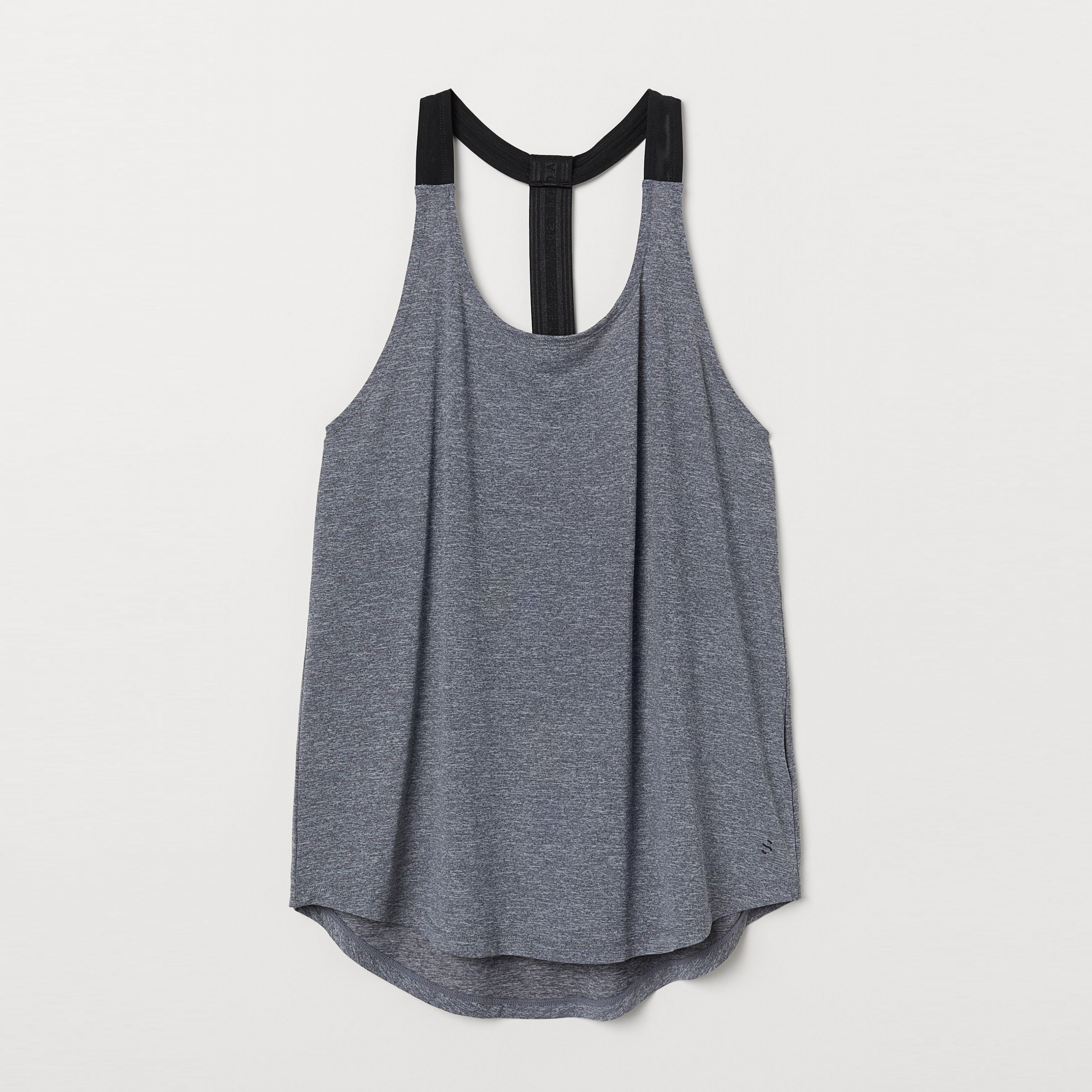 

Спортивная майка H&M 6340099 XS Серая меланж