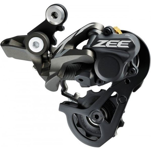 

Перемикач задній SHIMANO ZEE RD-M640-SSC SHADOW+ 10ск. DH 11-28T короткий важіль