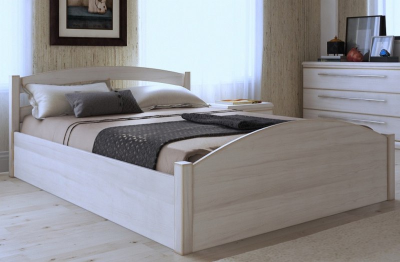 

Кровать ARTmebli Вероника с П/М 180х190 Б100 белоснежный