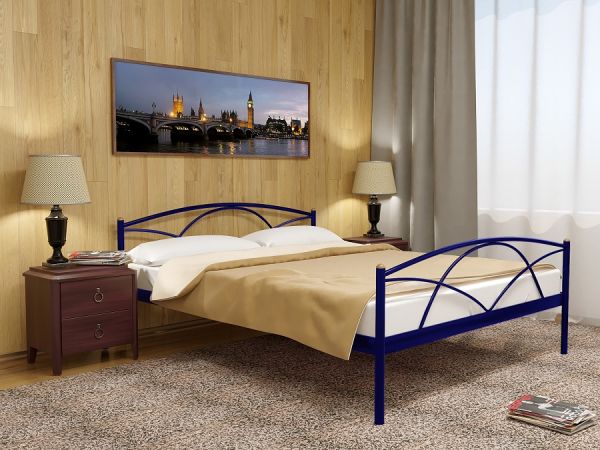 

Кровать Палермо 2 Метакам Синий 120х200