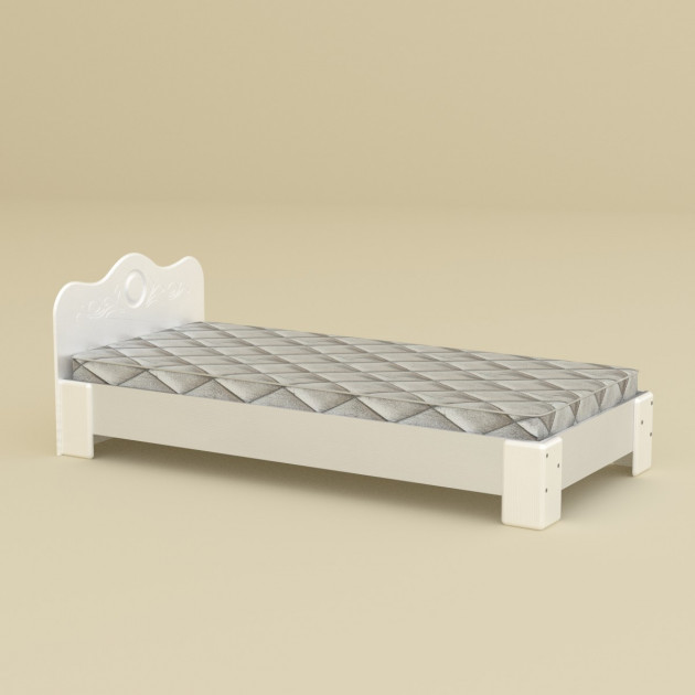 

Кровать Компанит 100 МДФ Нимфея альба