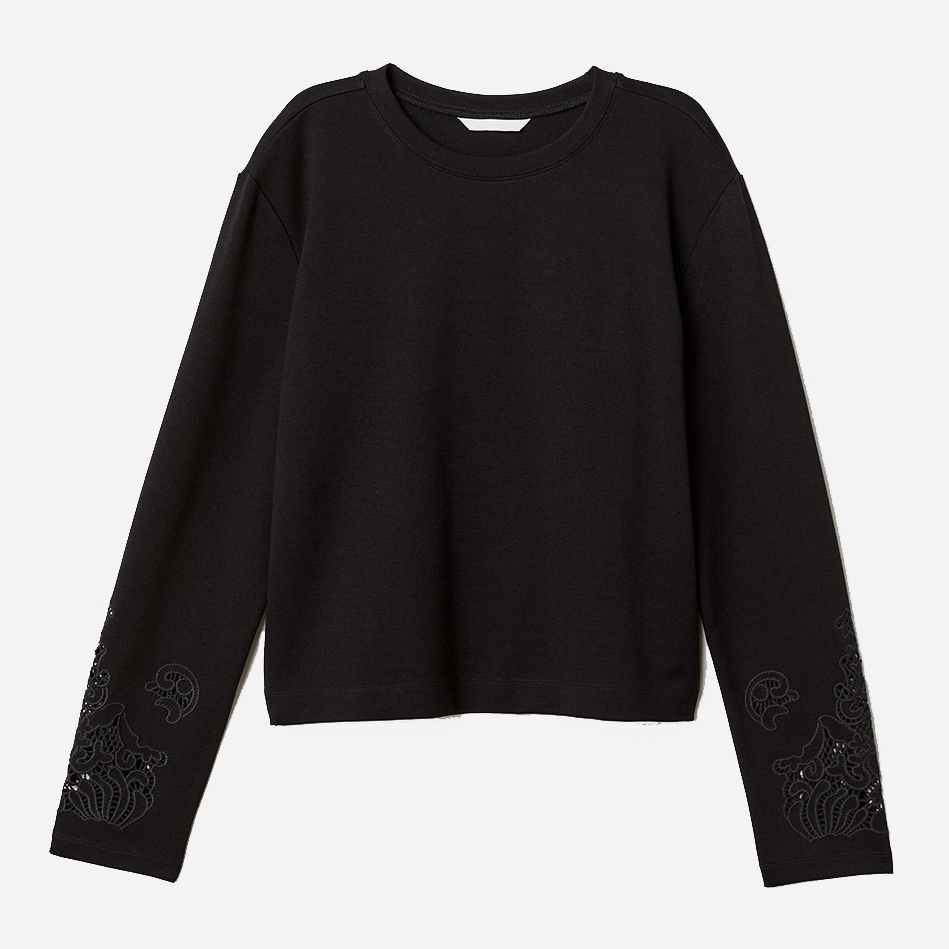 

Свитшот H&M 0706670_02 S Черный