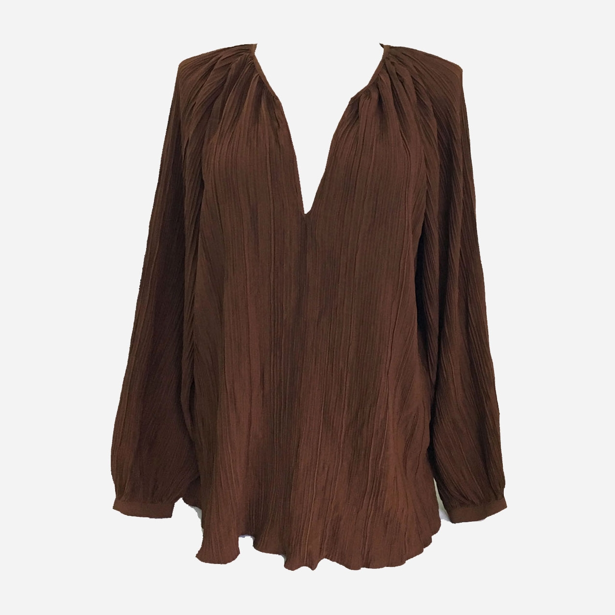 

Блузка H&M 0741115_02 S Коричневая