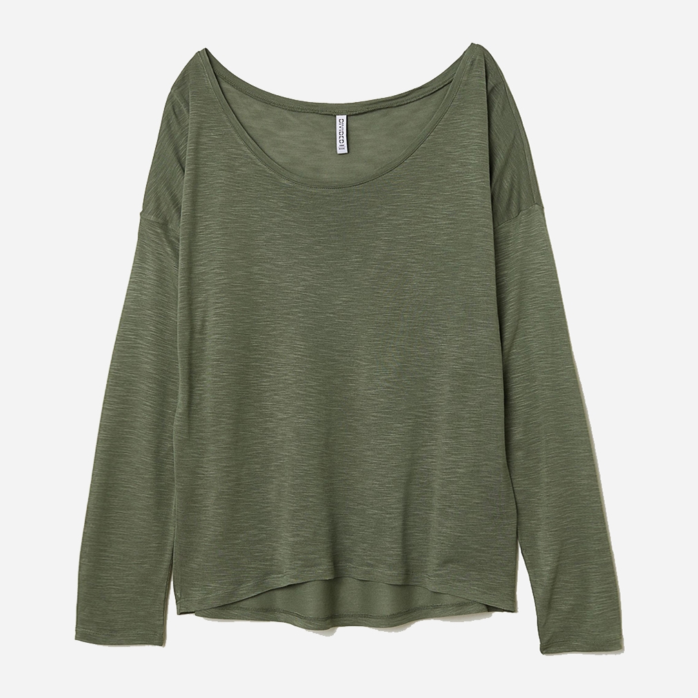 

Лонгслив H&M 0348870 XS Хаки