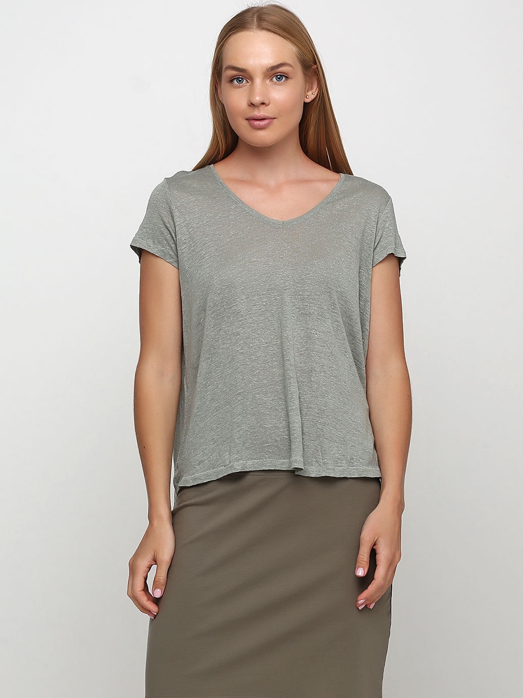 

Футболка H&M 0617534_01 S Светло-зеленая