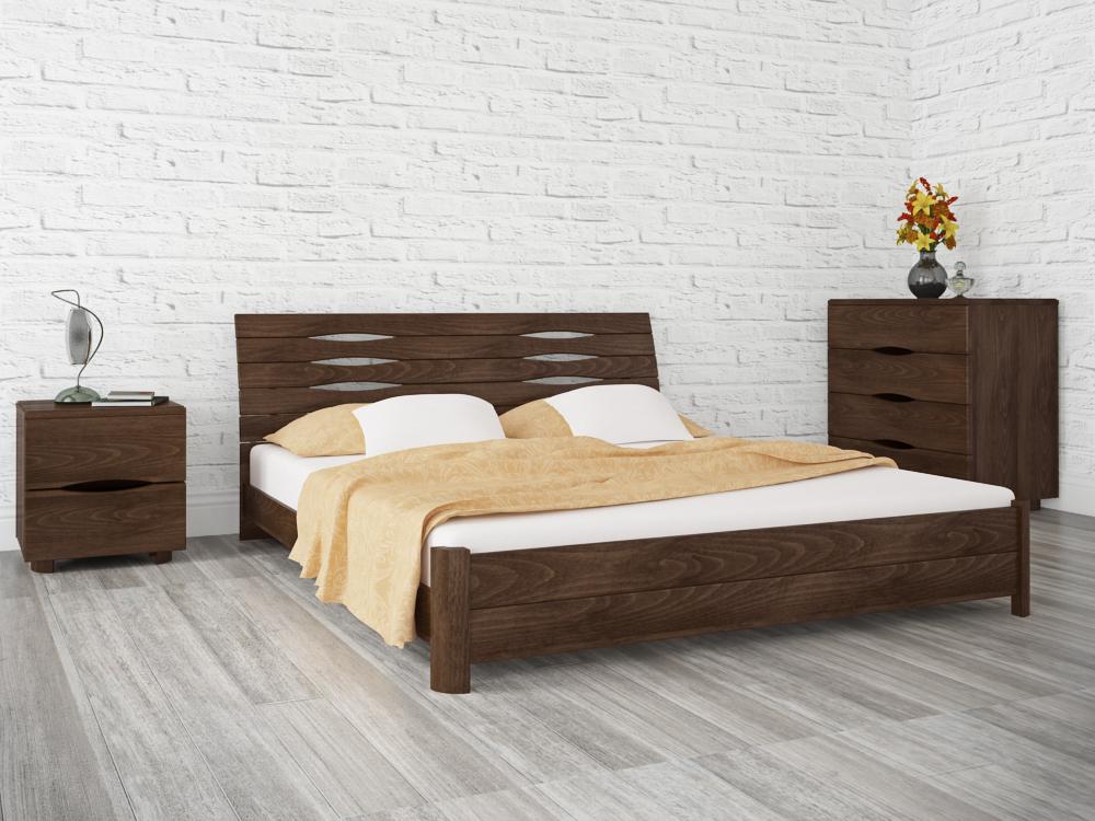 

Кровать двуспальная Олимп Марита S 160x190 Венге