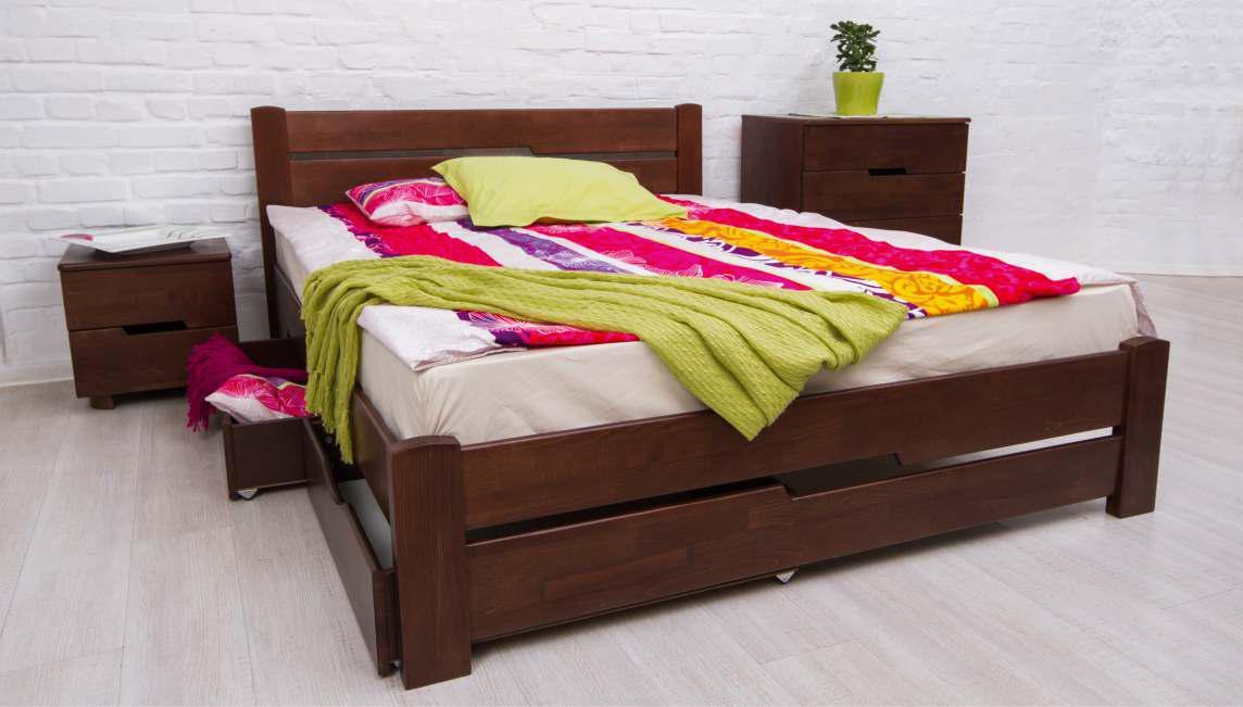 

Кровать Олимп Айрис с ящиками 120x200 Венге