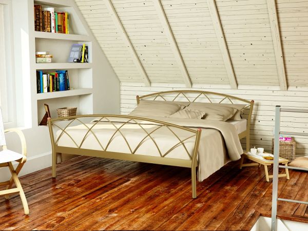 

Кровать Жасмин 2 Метакам Бежевый 80х190