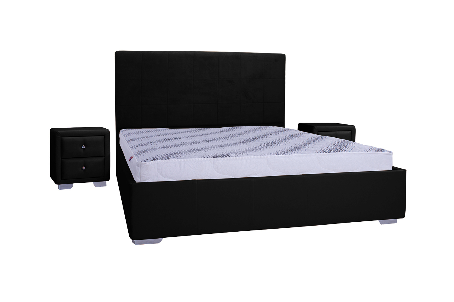 

Кровать со съемным чехлом и механизмом Zevs-M Стелла (деревянный каркас) Boom 24 черная 160х200