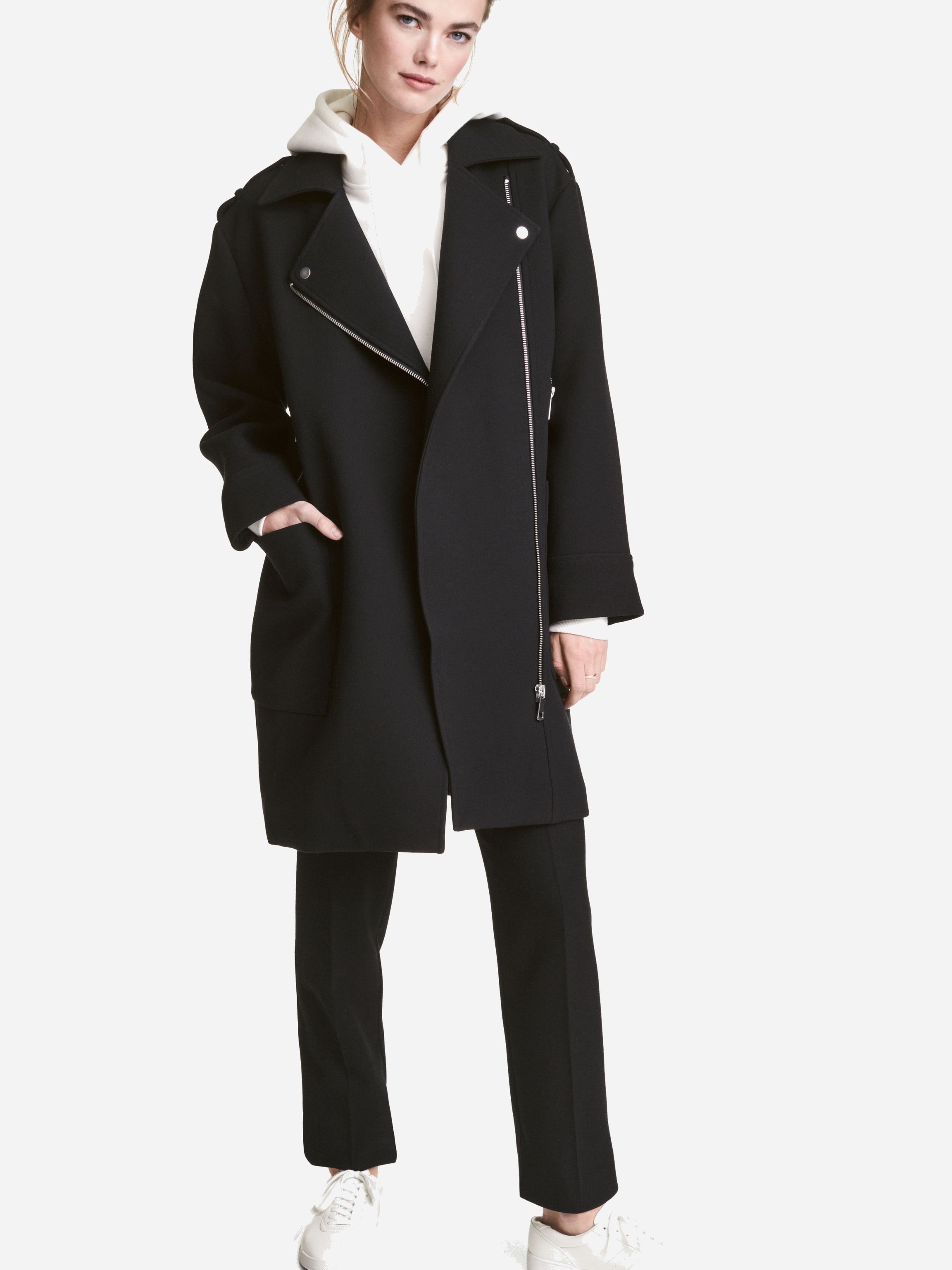 

Пальто H&M 0434789 36 Черное