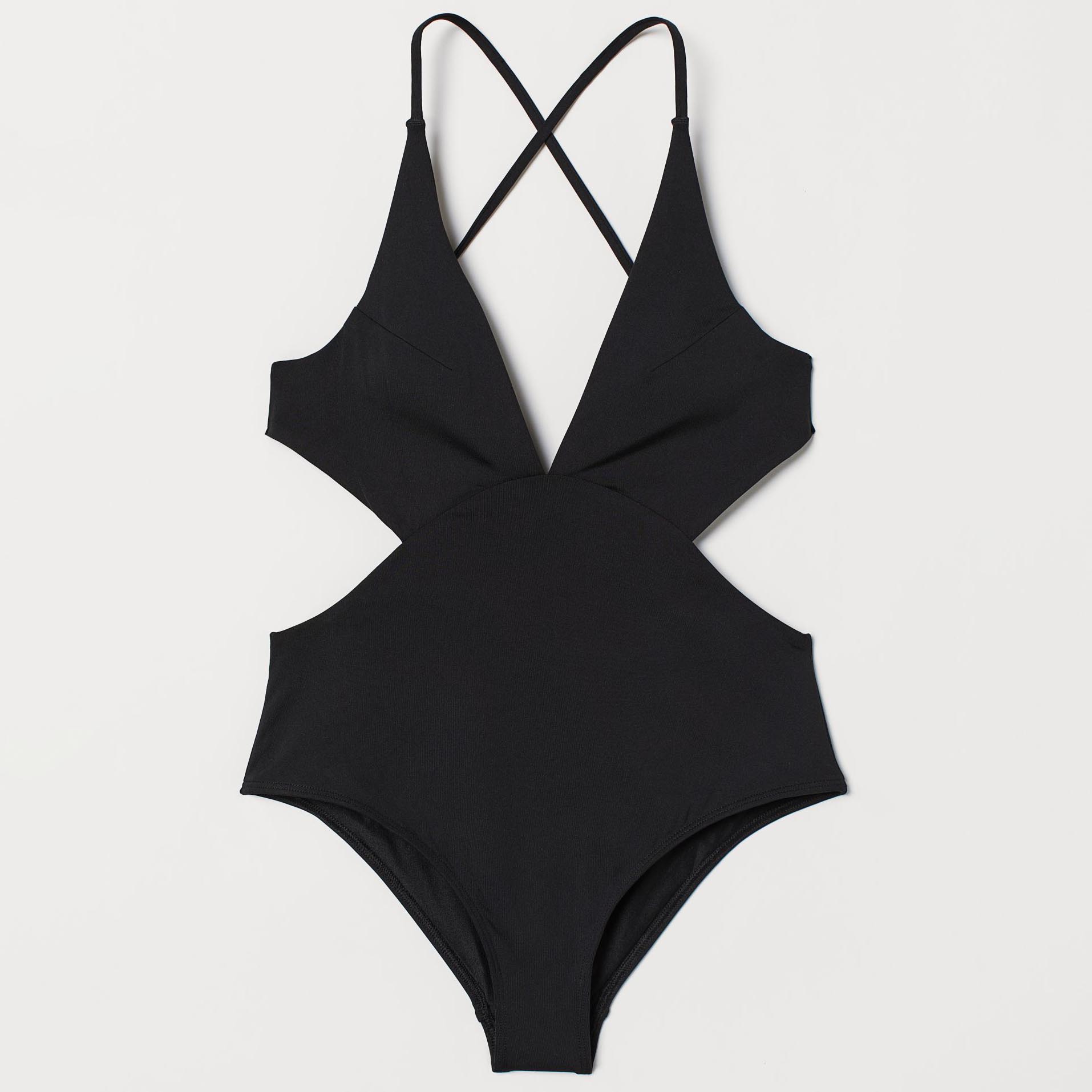 

Слитный купальник H&M 2312-7269389 36 Черный