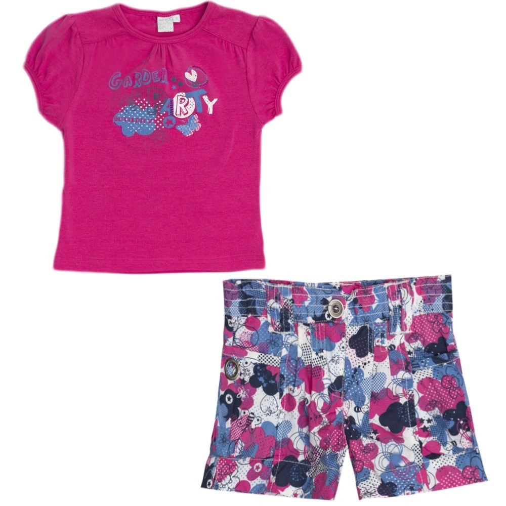 

Костюм : Футболка и шорты Losan Mc baby girls (016801604/134) Темно-розовый 2 Years-92 см