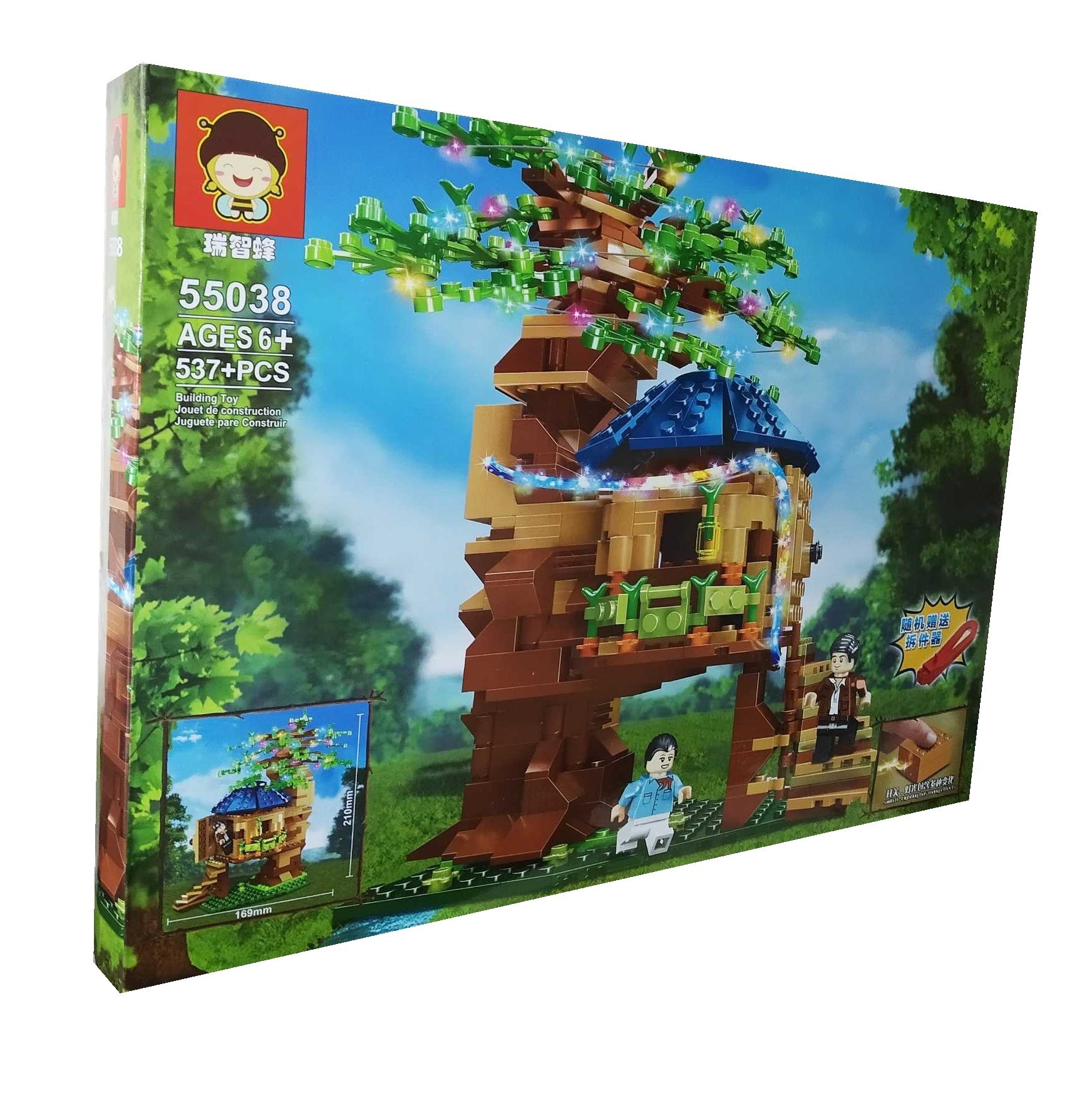 

Конструктор "Minecraft: My World. Дом на дереве" 55038 537+ деталей 0789