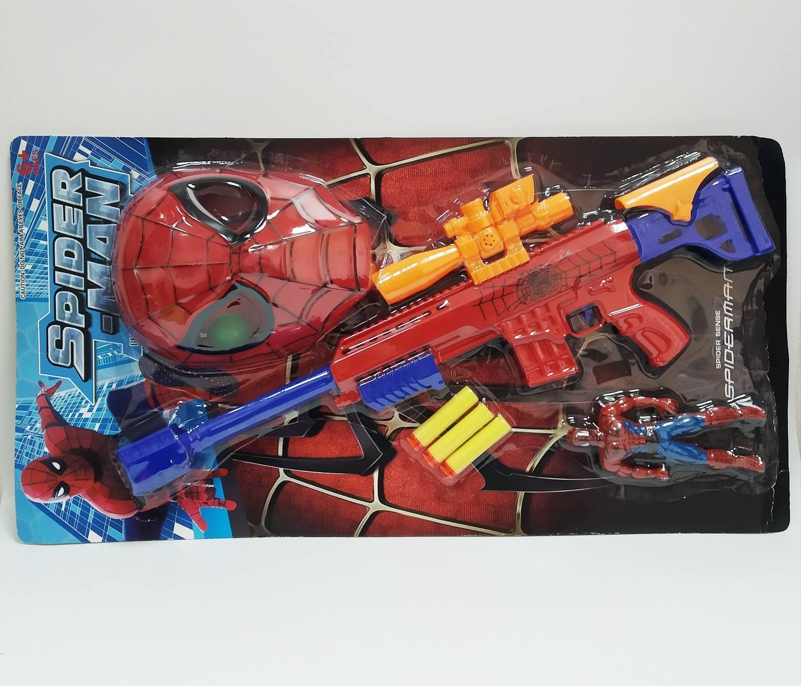 

Большой игровой набор Человека Паука Spider Man: Маска, автомат, фигурка 0716