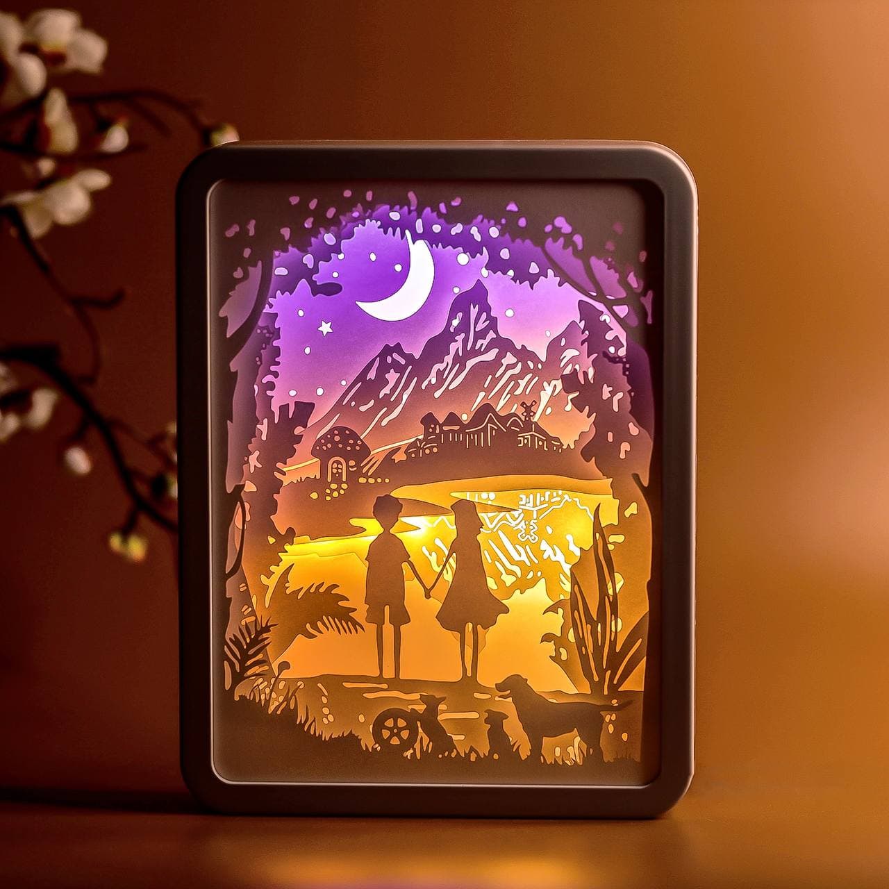 

3D настольная картина-ночник "Друзья" 3DTOYSLAMP