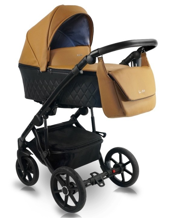 

Дитяча коляска 2 в 1 BEXA LINE ECO 2.0 - 102 коричневий з чорним