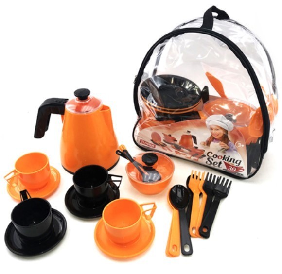 

Игровой набор посуды Cooking Set. Детская игрушечная посуда (39 предметов) Юніка 71504