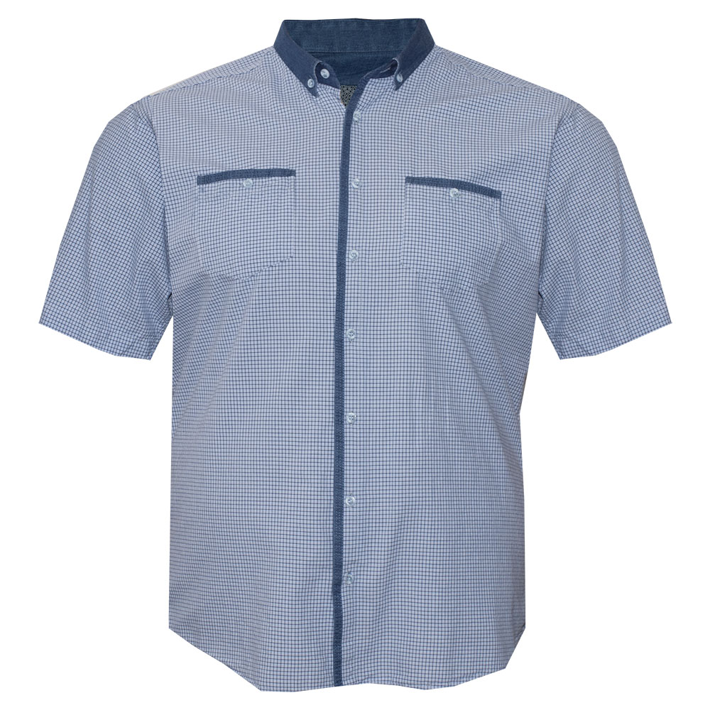 

Рубашка мужская с коротким рукавом BIRINDELLI ru05155008 (62) синий