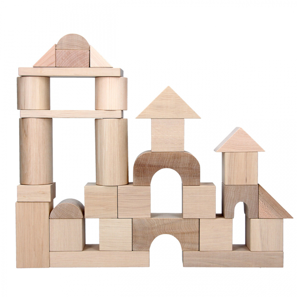 

Детские деревянные кубики в ведре, Komarovtoys (А 316)
