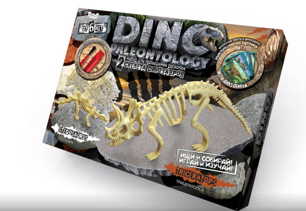 

Раскопки динозавров Стегозавр + Трицератопс, Danko Toys (DP-01-02)