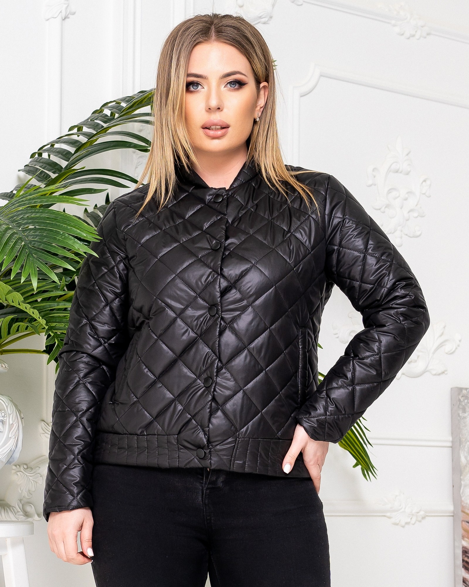 

Куртка Khan черная  5XL kh310, Куртка Khan черная 58 5XL kh310